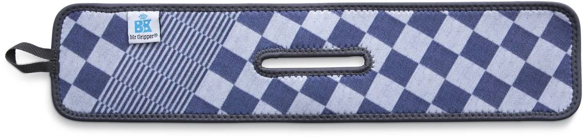 Mr. Gripper Pannenlap - Afgiethulp - Blauwgeruit van BK in Blauw geruit – productfoto