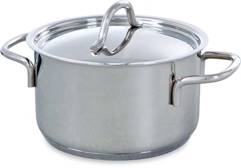 Profiline kookpan 16 cm fra BK i Silver_colored_gloss – produktbillede