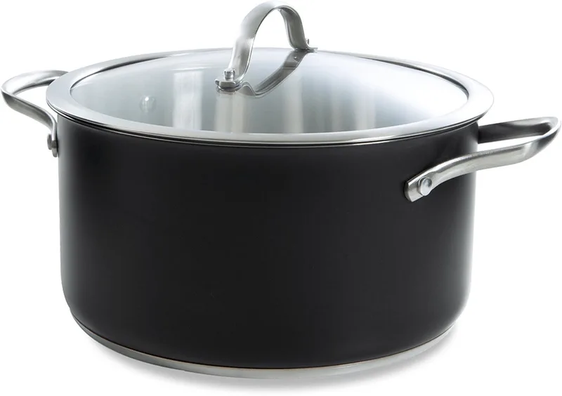 Purity soeppan 24 cm - inductie - RVS - zwart de BK en Noir – photo produit