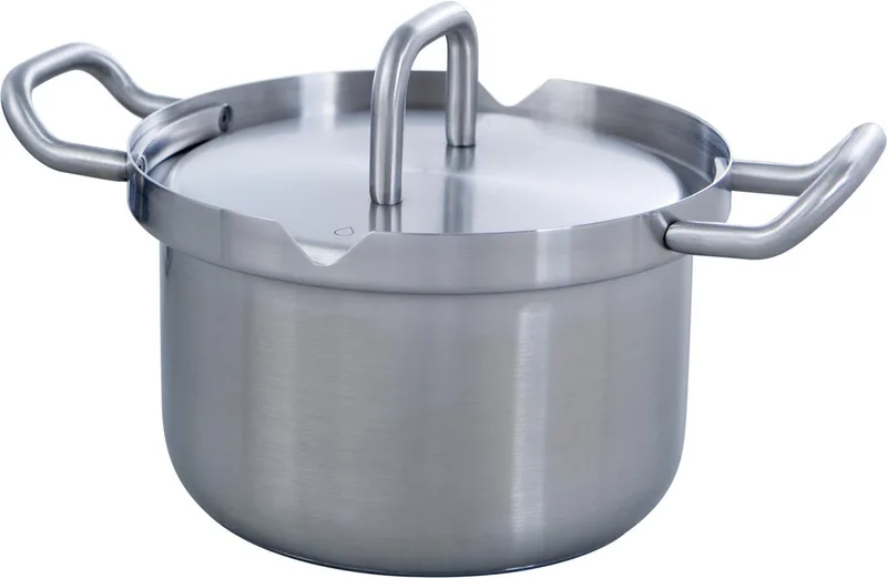 Q-linair Master Kookpan - Ø 16 cm - RVS von BK in Silber – Produktfoto