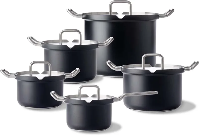 Q-linair Master pannenset 5-delig by BK in Black – product photo