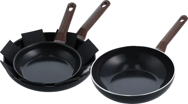 Simply Ceramic Keramische koekenpannenset 24 + 28 cm + Wokpan 28 cm van BK – productfoto