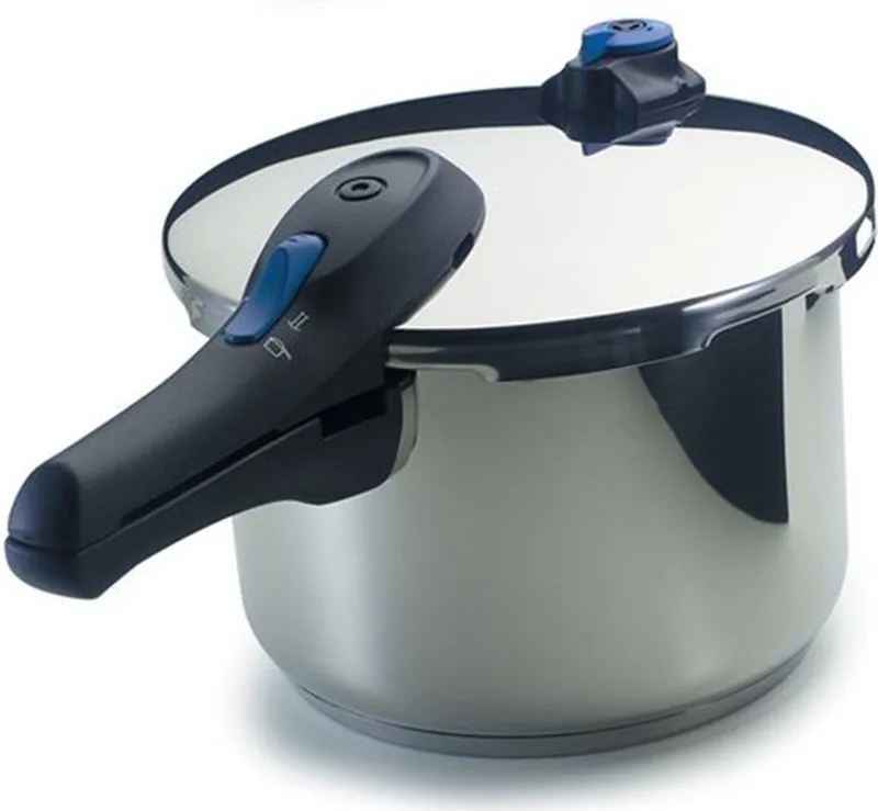 Snelkookpan 22 cm- 6l - glanzend - PFAS-vrij by BK in Silver_colored_gloss – product photo