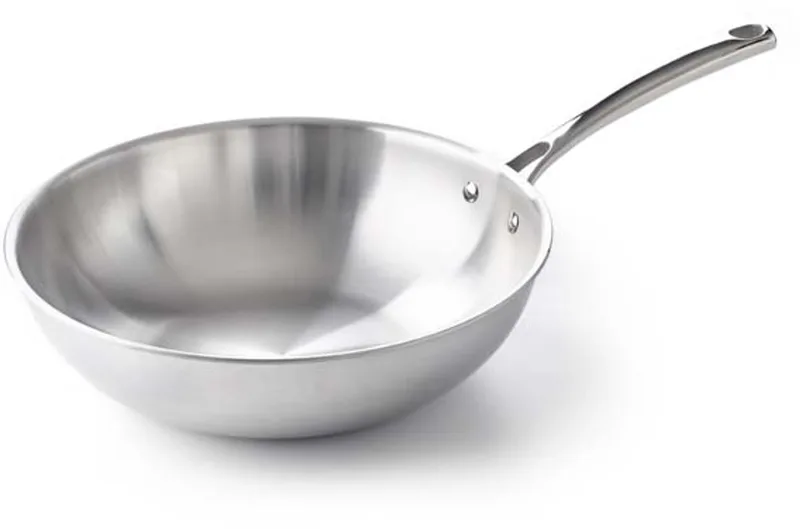 Superior Triply Wok 30 cm - 4.7l - PFAS-vrij by BK in Silver – product photo