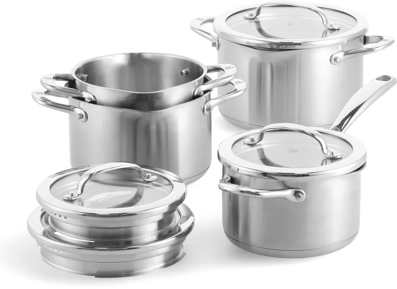 Twist pannenset 4-delig by BK in Silver – product photo
