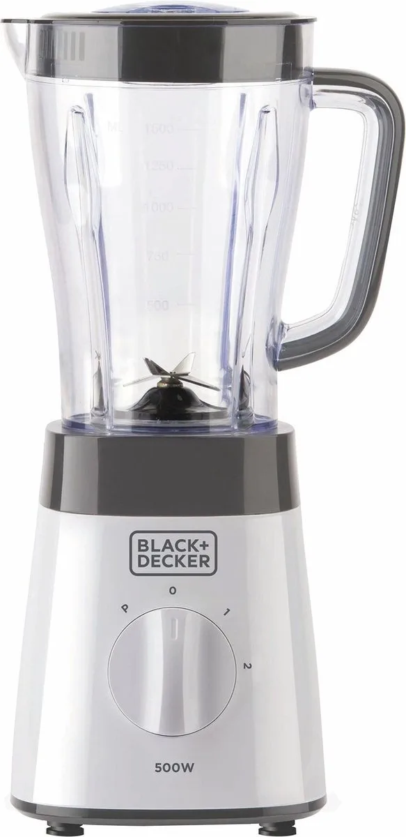 BXJB500E blender 1,5 l Blender voor op aanrecht 500 W de Black+Decker en Blanc – photo produit