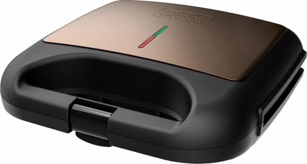Tosti apparaat Black & Decker BXSA753E 750 W van Black+Decker in Zwart – productfoto