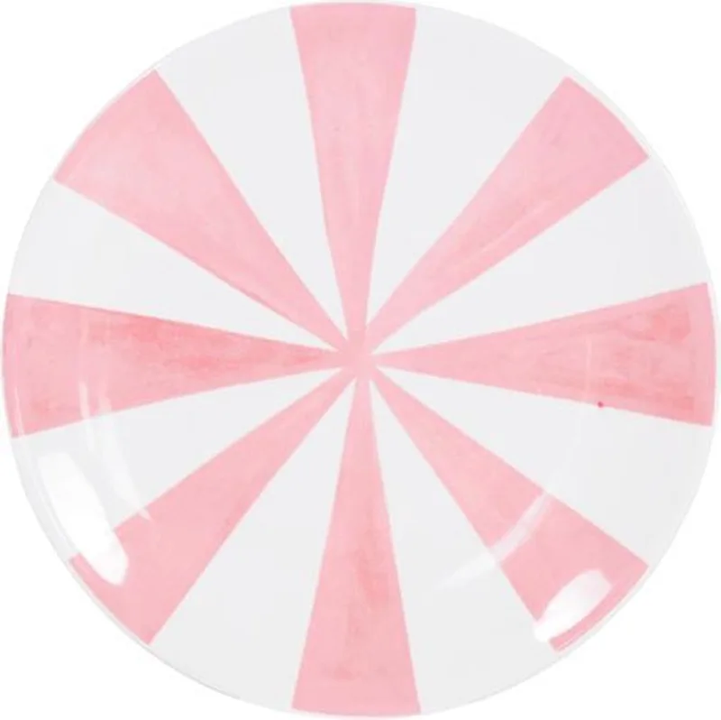 Bord - Stripes - Ø 18 cm by Blond Amsterdam in Multicolour – product photo