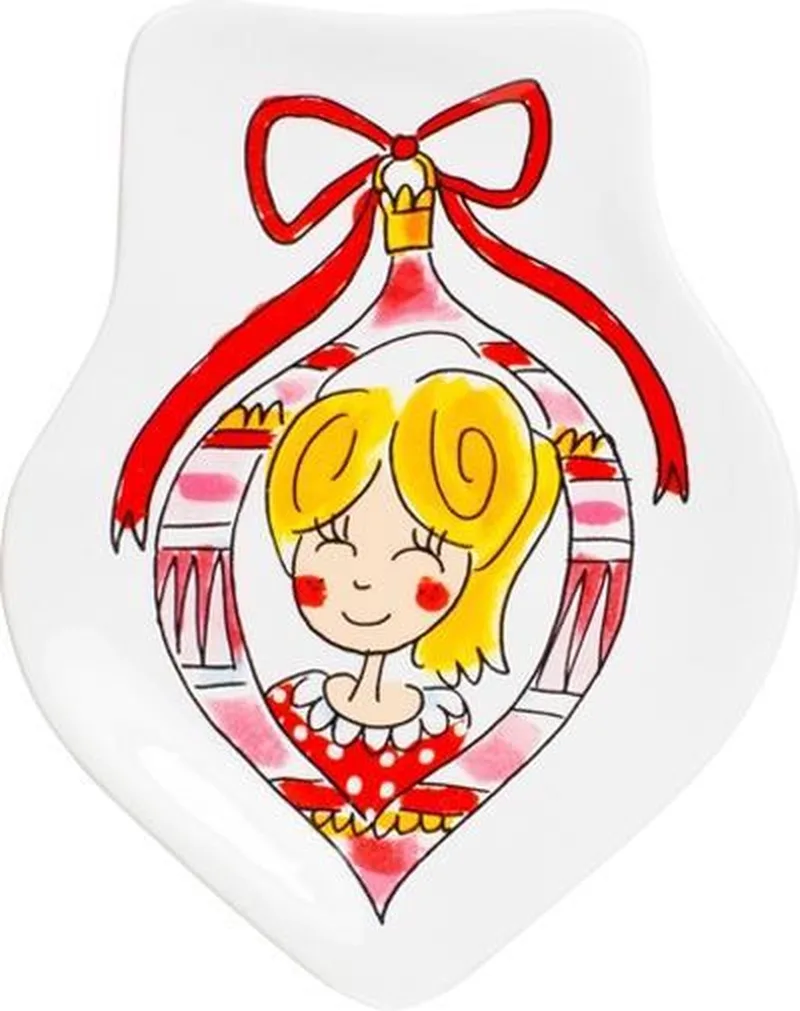 Christmas 3D bord Girl - 12 cm by Blond Amsterdam in Multicolour – product photo