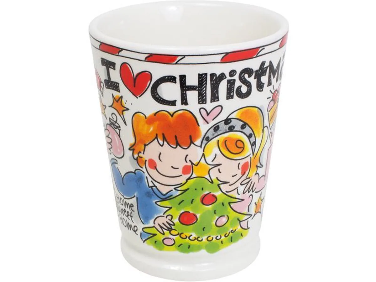 Christmas Mazagran Love Mok - 500 ml van Blond Amsterdam in Meerkleurig – productfoto