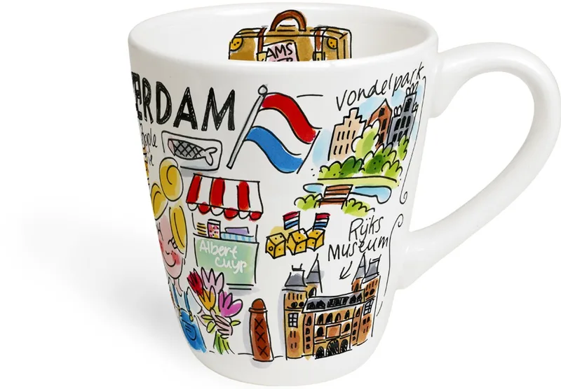 City Amsterdam Icon Beker 0,35L by Blond Amsterdam in Multicolour – product photo
