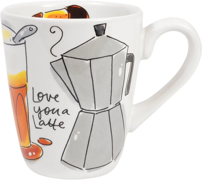 Cozy Days: Beker 0,35L Coffee van Blond Amsterdam in Wit – productfoto