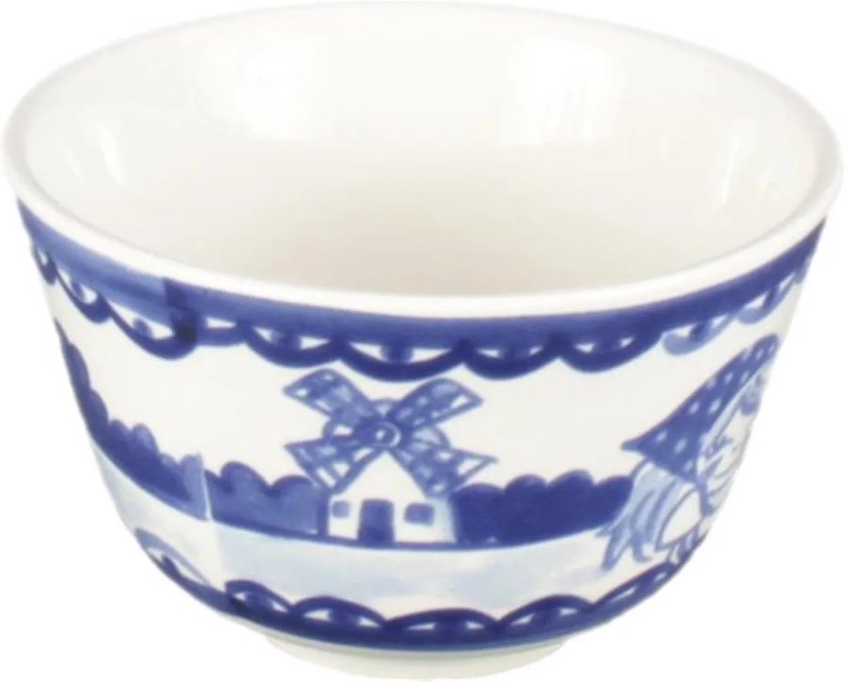 Delfts Blond Kom Hart - Ø14cm van Blond Amsterdam in Blauw – productfoto