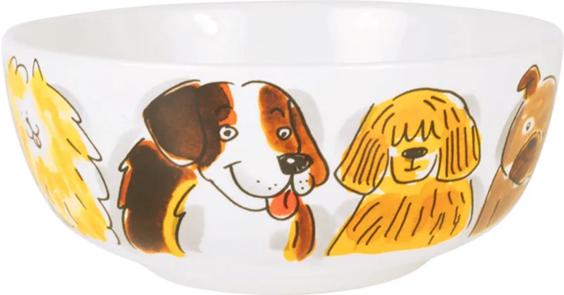 Dier: Kom 15 cm Dogs Mix von Blond Amsterdam in Mehrfarbig – Produktfoto