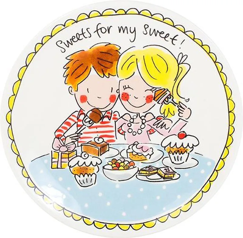 EB Bord 18 cm love van Blond Amsterdam in Meerkleurig – productfoto