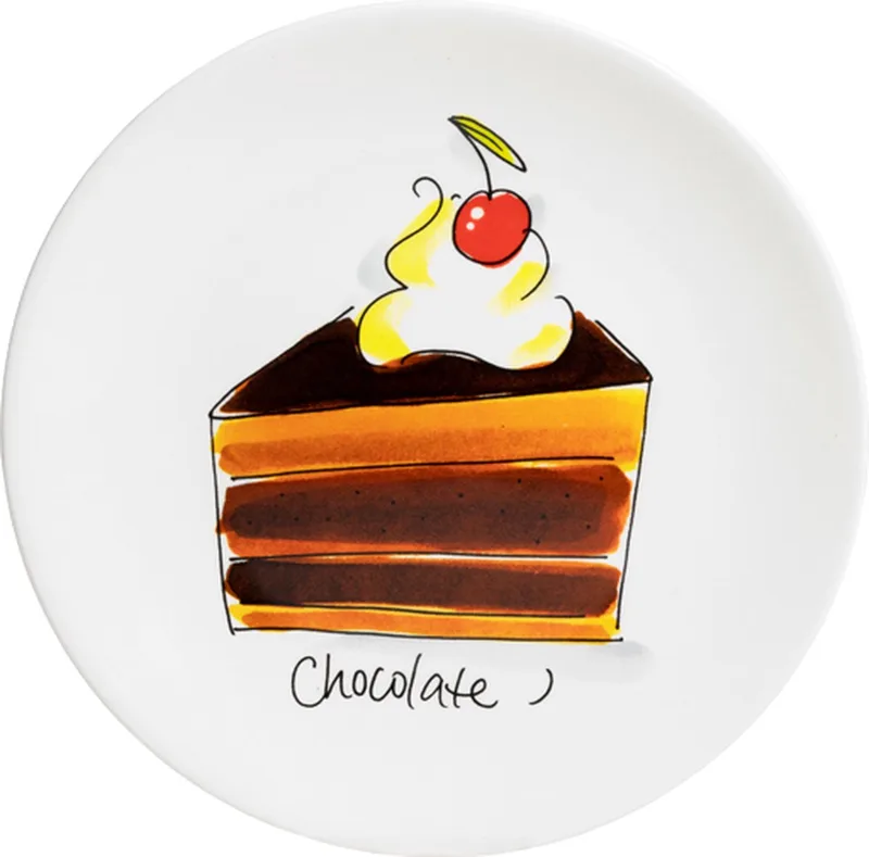 Even Bijkletsen: Bord Chocolate 18cm by Blond Amsterdam in Multicolour – product photo