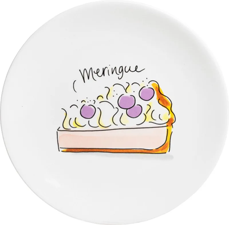 Even Bijkletsen: Bord Meringue 18cm by Blond Amsterdam in Multicolour – product photo