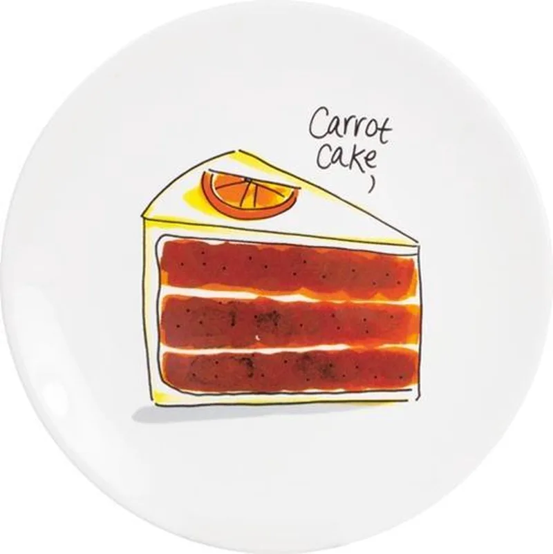 Even Bijkletsen - Cake Plate Carrot -18 Cm von Blond Amsterdam in Mehrfarbig – Produktfoto