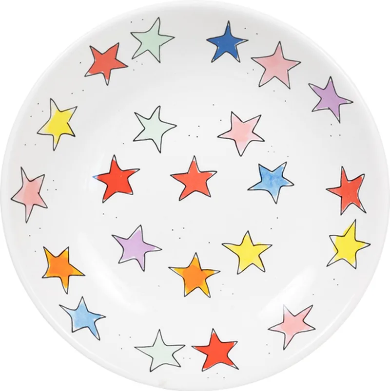 Even Bijkletsen, Diep Bord Uni 23cm by Blond Amsterdam in Multicolour – product photo