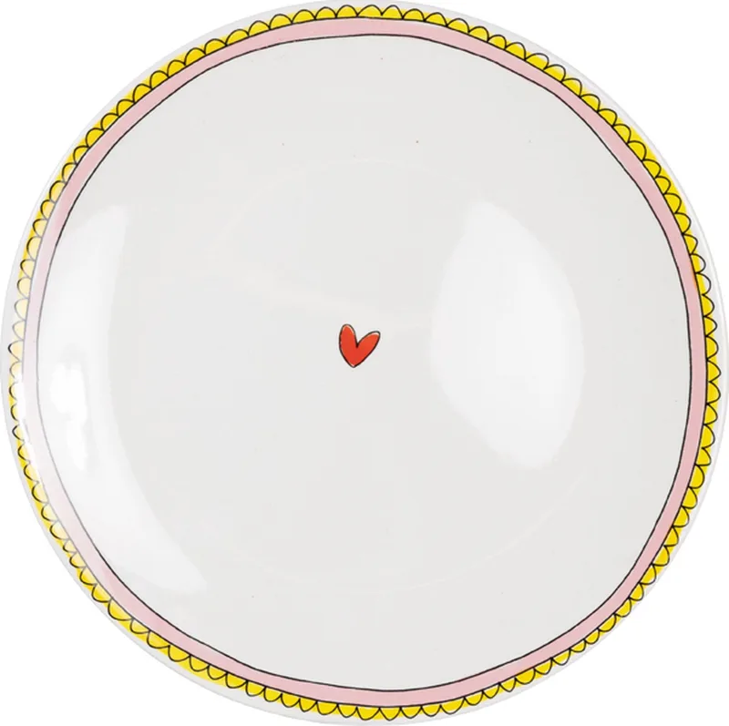 Even Bijkletsen: Diner Bord 26cm UNI von Blond Amsterdam in Mehrfarbig – Produktfoto