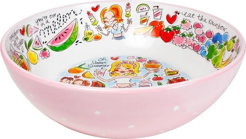 Even Bijkletsen Fruit Schaal - Ø 30 cm by Blond Amsterdam in Multicolour – product photo