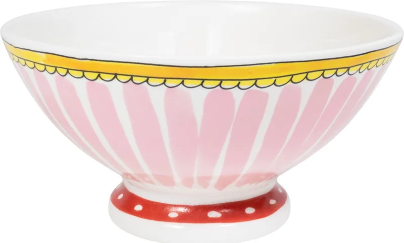 Even Bijkletsen vintage schaal Ø21 cm - roze by Blond Amsterdam in Blank – product photo