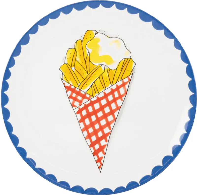 Every Day: Bord 26 cm Friet van Blond Amsterdam in Meerkleurig – productfoto