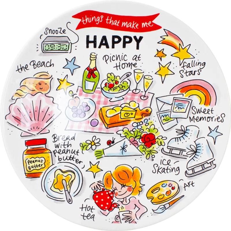 Happy - Bord 22cm de Blond Amsterdam en Multicolore – photo produit