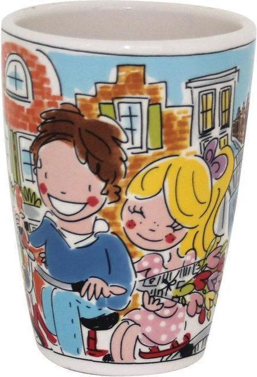 I Love Amsterdam XL Beker - 0.5 l de Blond Amsterdam en Multicolore – photo produit