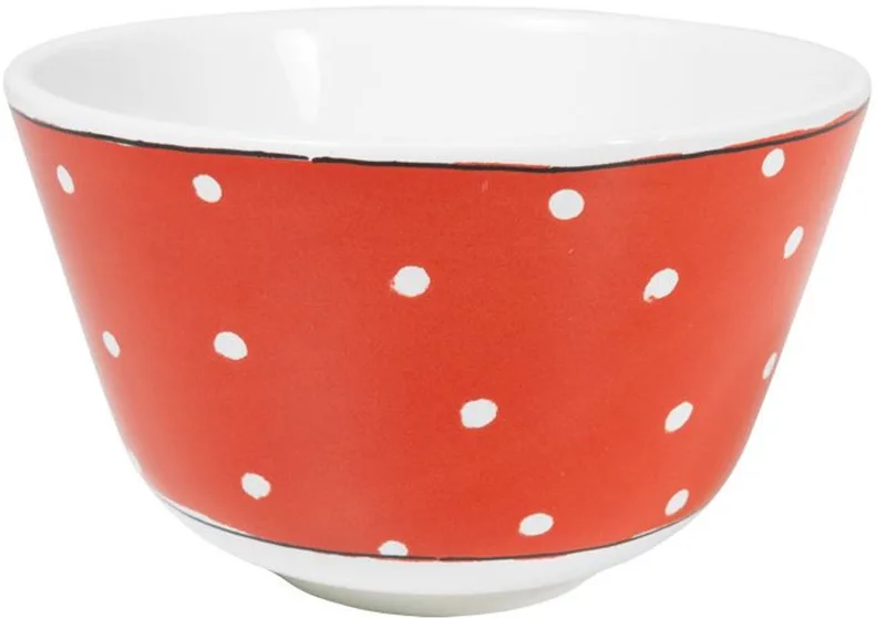Kom Ø14CM Uni Efteling by Blond Amsterdam in Rood Wit – product photo