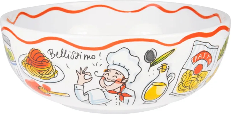 Pasta: saladeschaal pasta by Blond Amsterdam in Multicolour – product photo