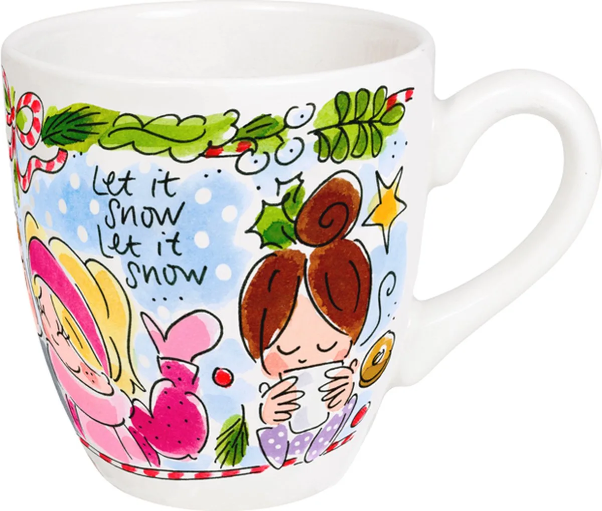 Specials: Kerst Mini Mok Merry Christmas, 0,2l van Blond Amsterdam in Meerkleurig – productfoto