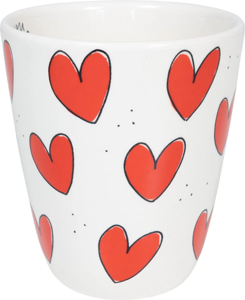 Specials, Love Mug Uni Hearts 0,35l by Blond Amsterdam in Multicolour – product photo