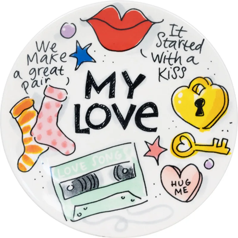 Specials, Love Plate 12 cm by Blond Amsterdam in Multicolour – product photo