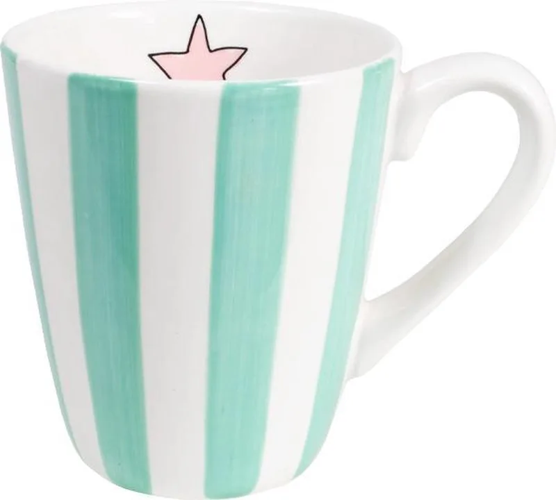 UNI Mint Streep Mok - 0,35 L by Blond Amsterdam in Multicolour – product photo