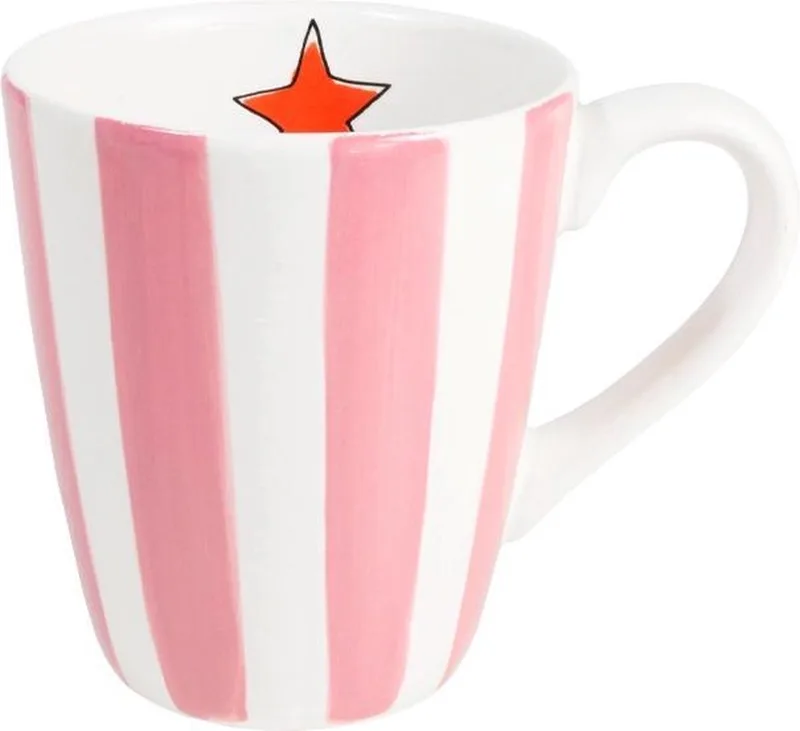 UNI Roze Streep Mok - 0,35 L von Blond Amsterdam in Mehrfarbig – Produktfoto