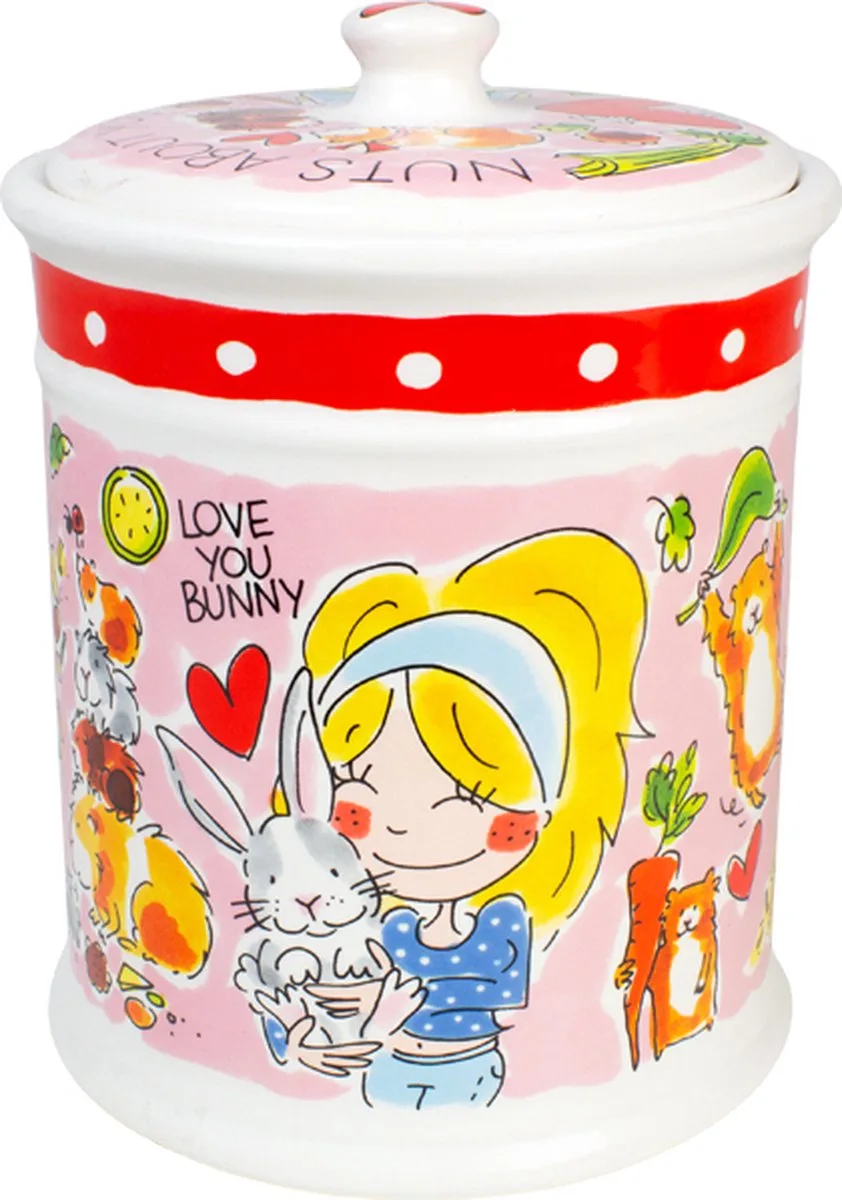 Voorraadpot Bunny - 16 cm by Blond Amsterdam in Multicolour – product photo