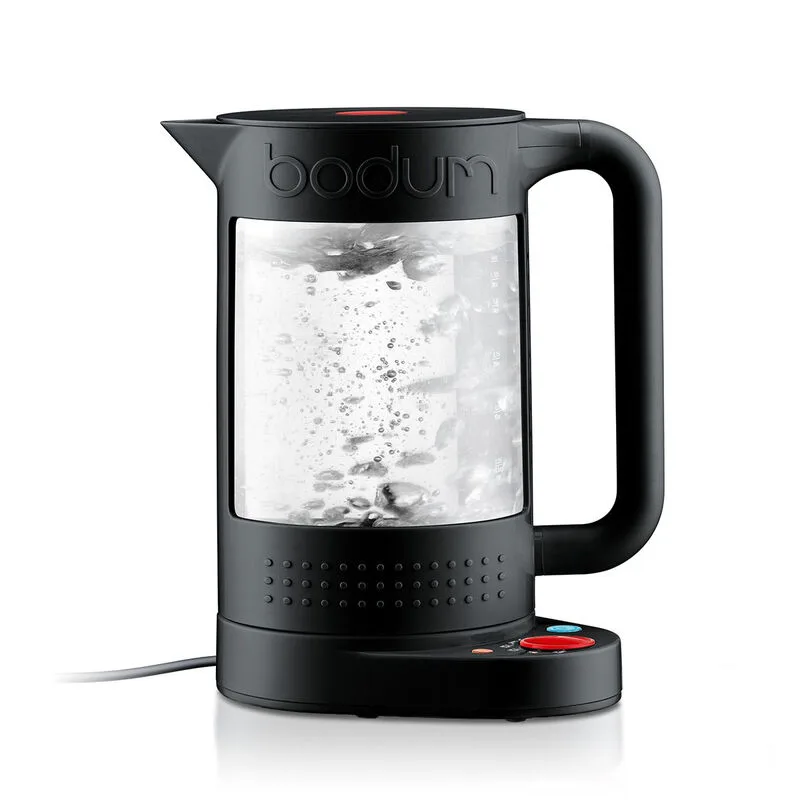 Bodum 11659-01EURO Bistro Wasserkocher, doppelwandig mit Temperaturregelung, Kunststoff, 19,5 x 23 x 26,5 cm, schwarz van Bodum – productfoto