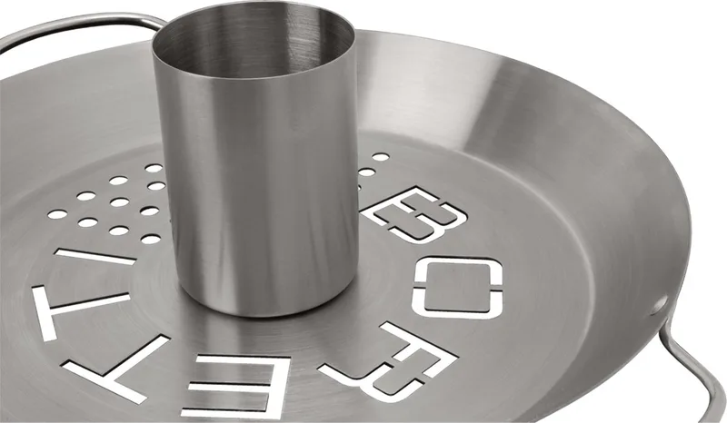 BBQ gevogeltestomer - barbecue stomer - rvs - grillpan de Boretti en Gris – photo produit