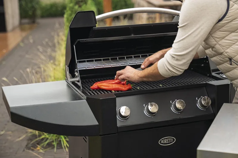 Gas BBQ Robusto Forte fra Boretti i Sort – produktbillede