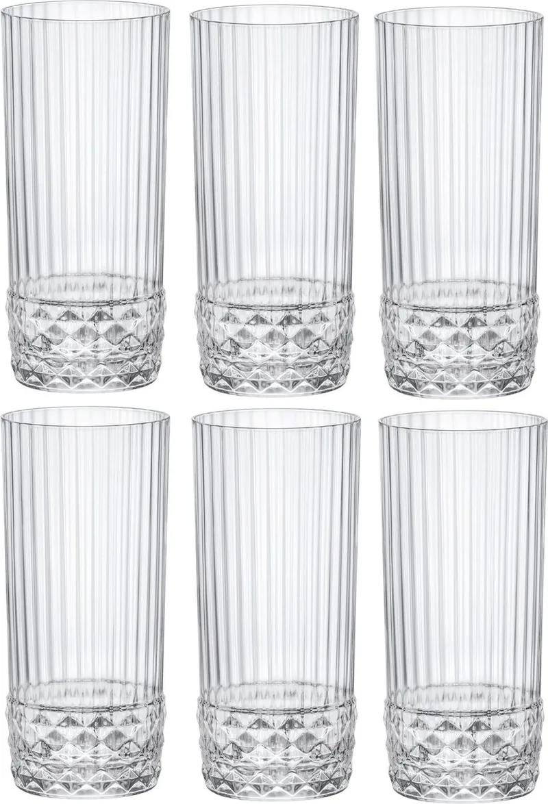 America'20s longdrinkglas - 49 cl - Set-6 by Bormioli Rocco in Transparent – product photo