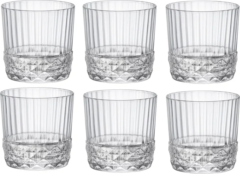 America'20s waterglas - 30 cl - Set-6 by Bormioli Rocco in Transparent – product photo