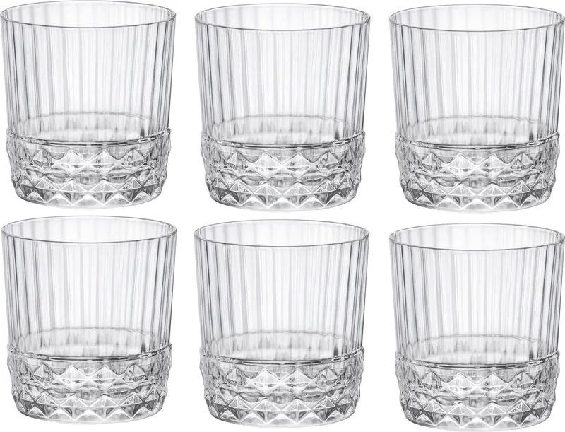 America'20s Waterglazen 380 ml - Set-6 by Bormioli Rocco in Transparent – product photo