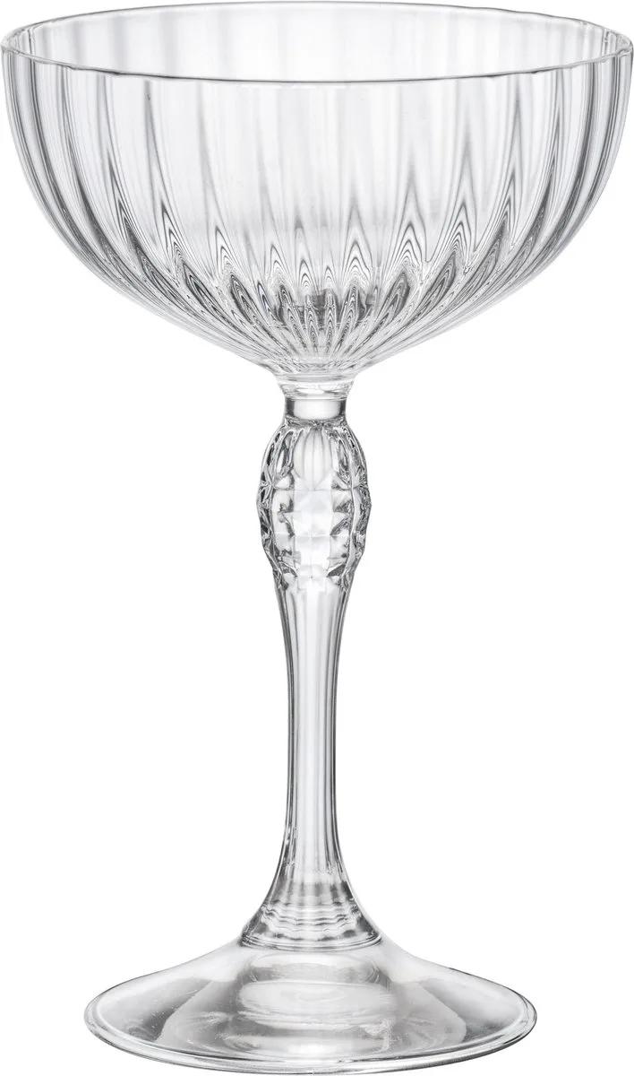 America's Cocktail Martini glazen - 22 cl - 6 stuks - Champagneglazen - Coupe - Kristalglas - Vaatwasserbestendig von Bormioli Rocco in Glas – Produktfoto
