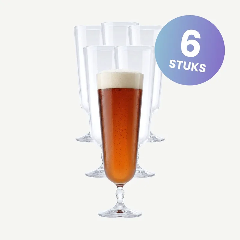 Bartender Bierglazen 52 cl / 520 ml | Set van 6 Stuks | Geschikt voor Speciaalbier | Glas | Vaatwasserbestendig | Voor Thuis en Horeca by Bormioli Rocco in Transparent – product photo
