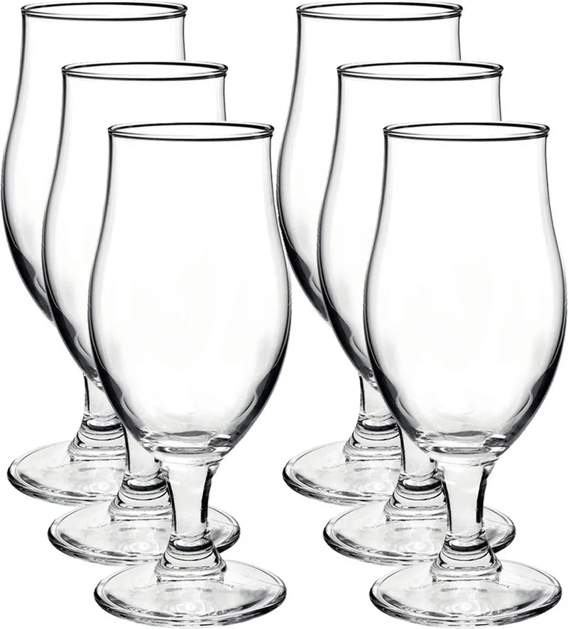 Bierglazen Executive - 6x stuks - tulpglazen - 375 ml - bierglas från Bormioli Rocco i Transparent – produktbild