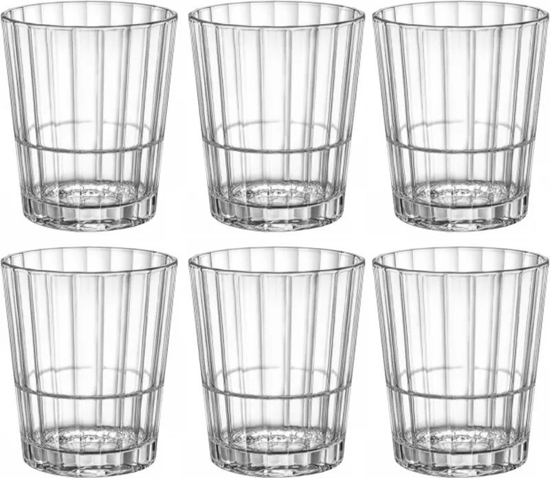 Cocktailglazen / Whiskey Glazen / Waterglazen Oxford - 310 ml - 6 stuks van Bormioli Rocco in Transparant – productfoto