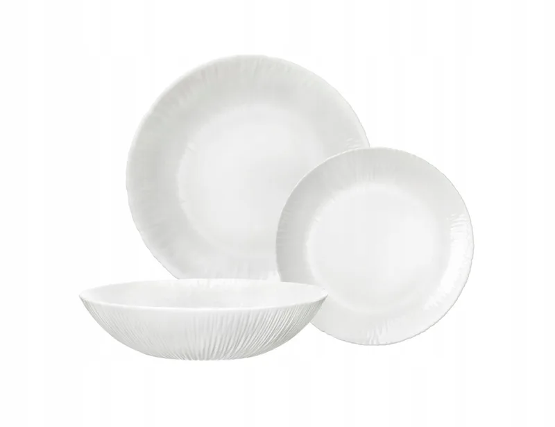 Coconut 18-delig Opaal Glas Servies voor 6 Personen von Bormioli Rocco in Weiß – Produktfoto