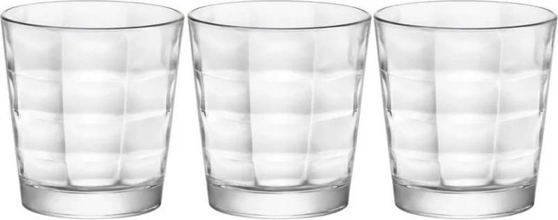 Cube waterglazen 240 ml 3 stuks de Bormioli Rocco en Transparent – photo produit