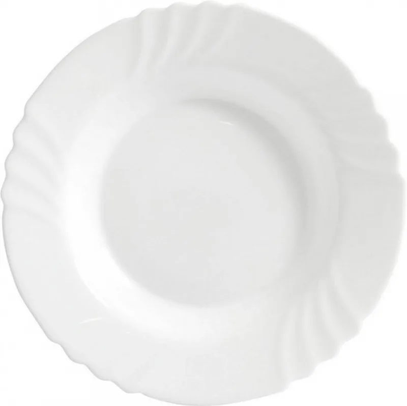 Diep bord Bormioli Ebro (ø 24 x 3 cm) van Bormioli Rocco in Wit – productfoto